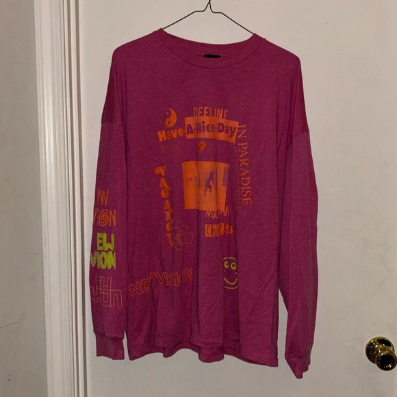 💓 {PRICE FIRM} BDG New Vision Pop Art Long Sleeve Tee - Picture 3 of 7